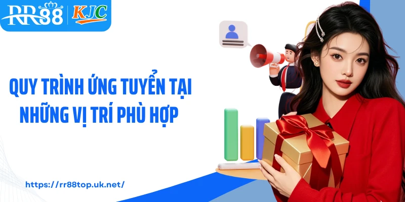 Quy trình ứng tuyển tại những vị trí phù hợp 